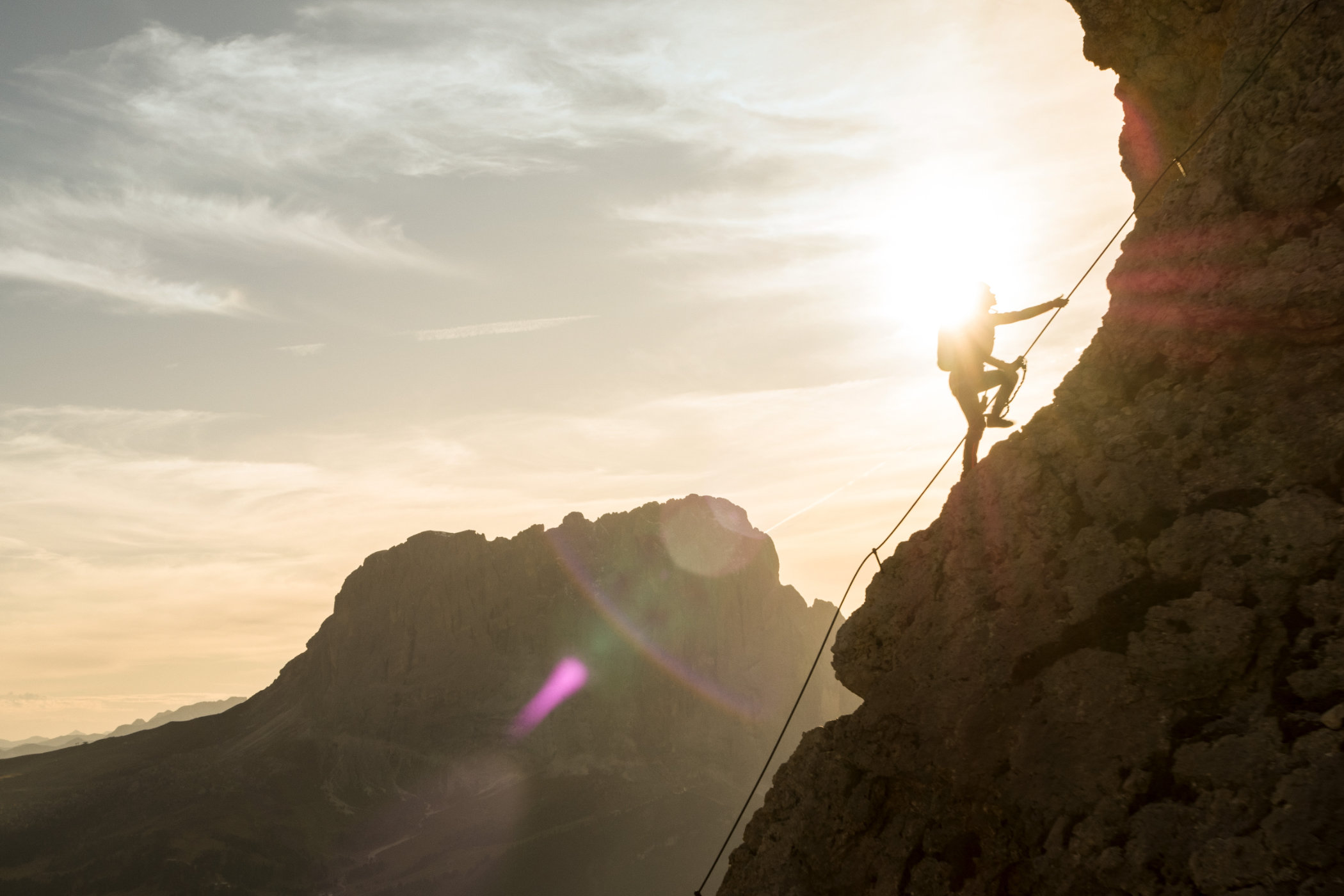Klettersteige in den Dolomiten